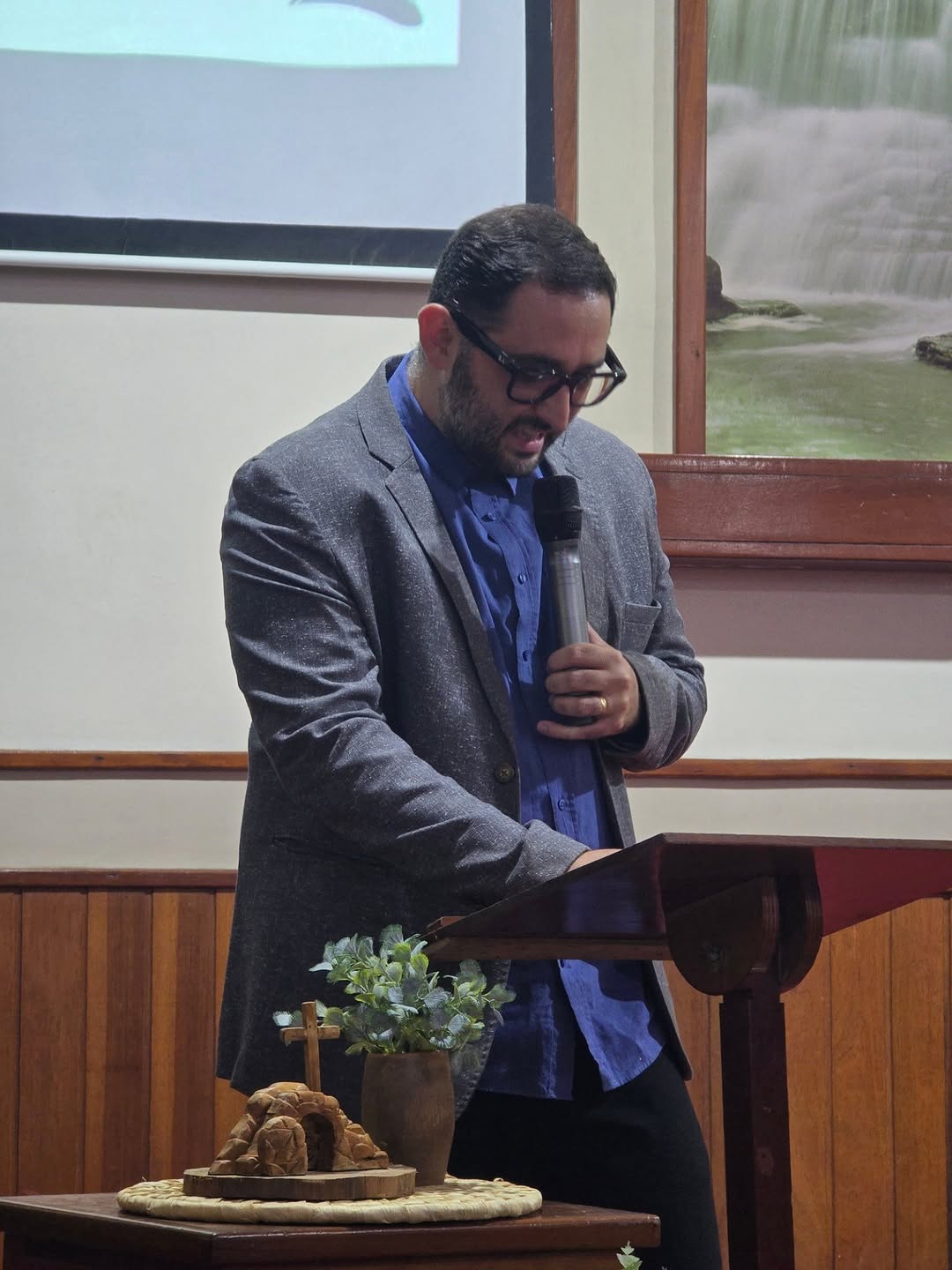 Pregação no culto